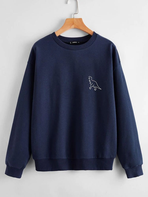 Buzo Azul Dinosaurio