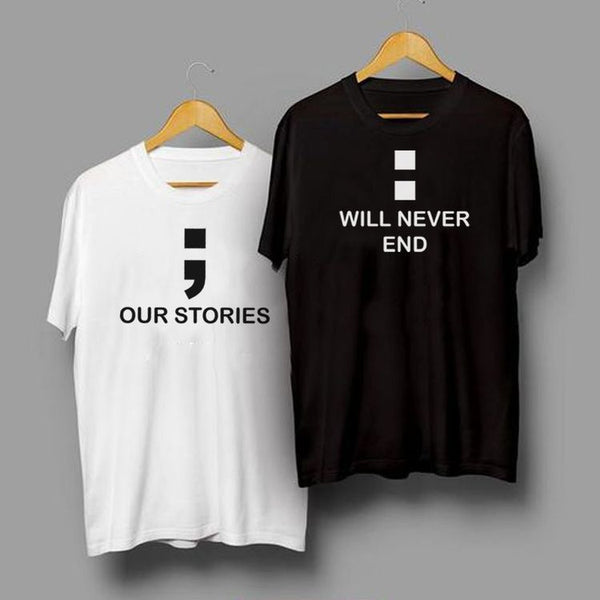 Camisetas Best Friends Our Stories Never End