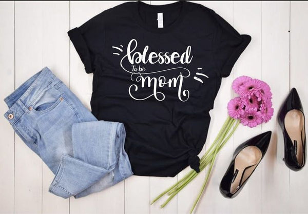 Camiseta Mamá Blessed To Be Mom