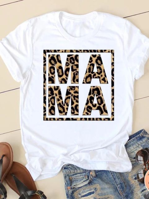 Camiseta Mamá Leopardo