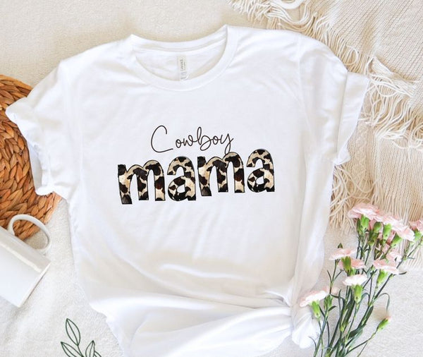 Camiseta Mamá Cowboy Mama BLANCO