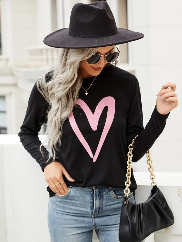 Blusa Corazón Rosa