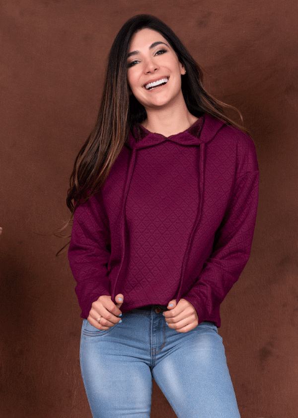 Buzo Vino Tinto O32017