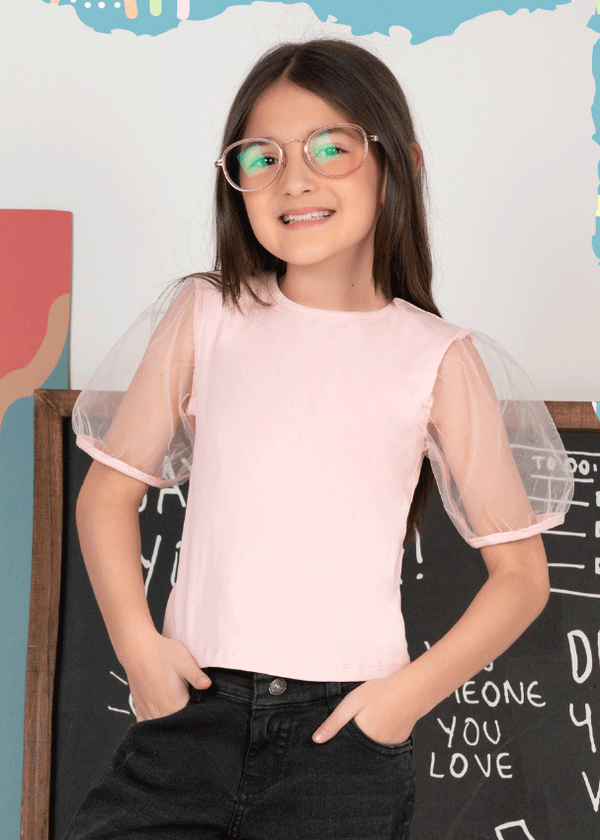 Blusa Rosada Niña O82103